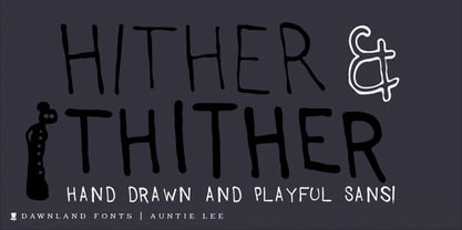 Auntie Lee Font Poster 1