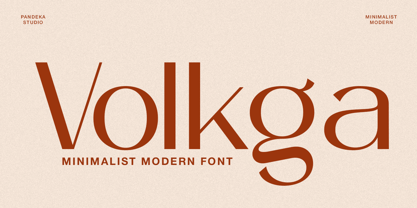 Volkga Font Poster 1