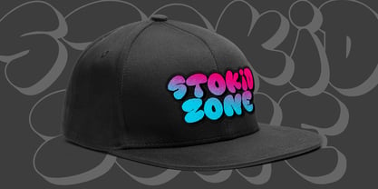Strokid Graffiti Font Poster 5