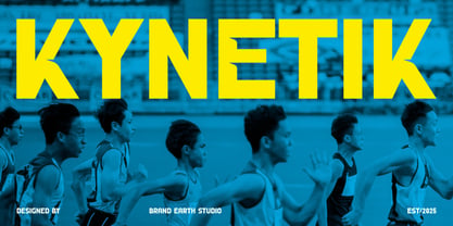 Kynetik Font Poster 1