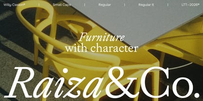 Willy Caslon Font Poster 6