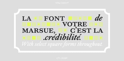 Willy Caslon Font Poster 9