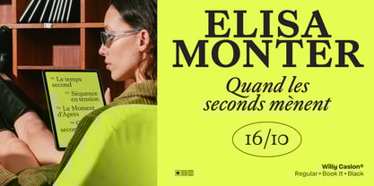 Willy Caslon Font Poster 5