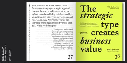 Willy Caslon Font Poster 7