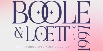 Nogite Modern Font Poster 2