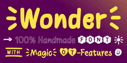 Wonder Hand Pencil Font Poster 5
