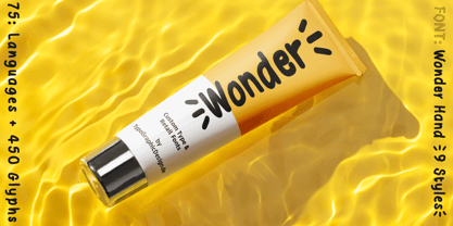 Wonder Hand Pencil Font Poster 4
