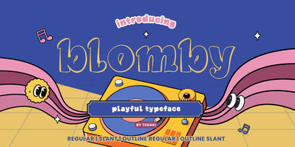 Blomby Font Poster 1