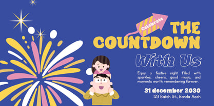 Blomby Font Poster 3