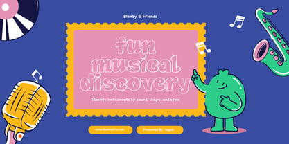 Blomby Font Poster 4