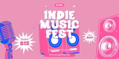 Blomby Font Poster 2