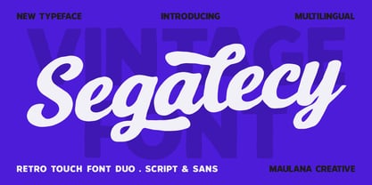 MC Segalecy Font Poster 1