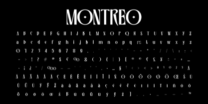 Montreo Display Font Poster 6