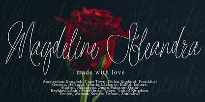 Maydeline Aleandra Font Poster 1