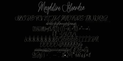 Maydeline Aleandra Font Poster 6
