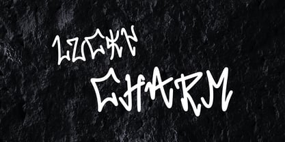 Skulk Stroke Font Poster 4