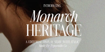 Monarch Heritage Font Poster 1