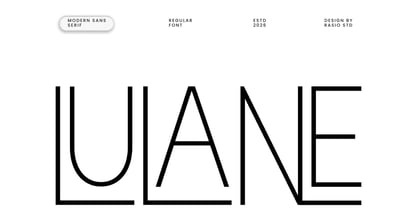 Lulane Font Poster 1