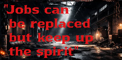 Brokewall Font Poster 5