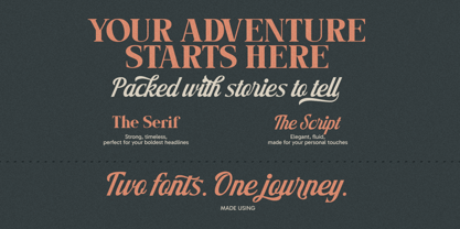 Hidden Route Font Poster 4