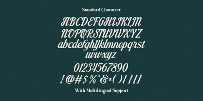 Hidden Route Font Poster 11