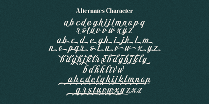Hidden Route Font Poster 12