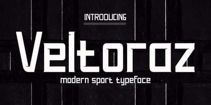 Veltoraz Font Poster 1