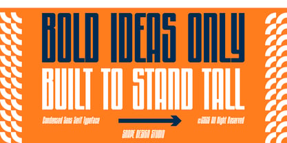 Monobran Font Poster 6