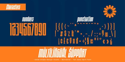 Monobran Font Poster 4