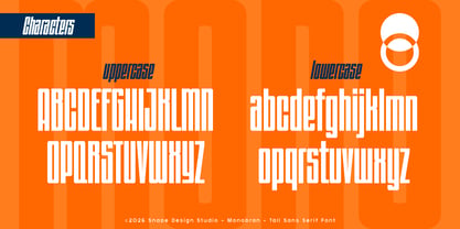 Monobran Font Poster 3