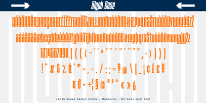 Monobran Font Poster 5