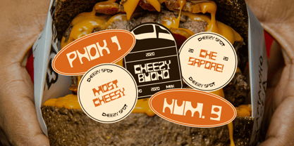 Meat Glone Font Poster 2