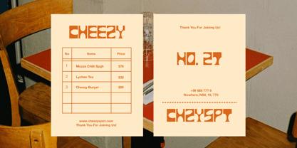 Meat Glone Font Poster 4