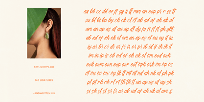 Alesteny Pojharu Font Poster 14