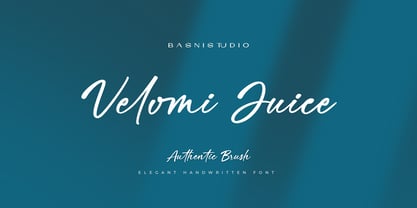 Velomi Juice Font Poster 1