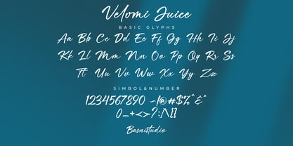 Velomi Juice Font Poster 10