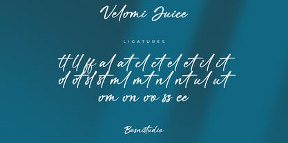 Velomi Juice Font Poster 12