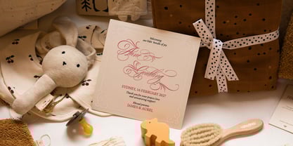 Bloomingdale Font Poster 10