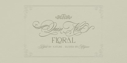 Bloomingdale Font Poster 3