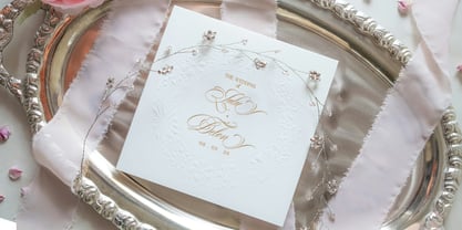 Bloomingdale Font Poster 5