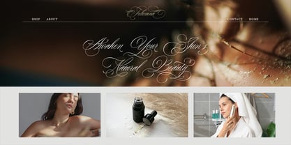 Bloomingdale Font Poster 12