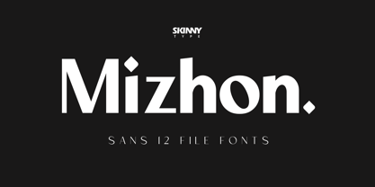 Mizhon Sans Font Poster 1