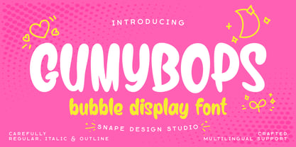 Gumybops Font Poster 1