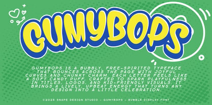 Gumybops Font Poster 2