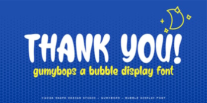 Gumybops Font Poster 12