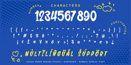 Gumybops Font Poster 4
