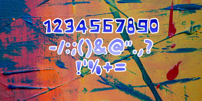 Cloud Nine Font Poster 4