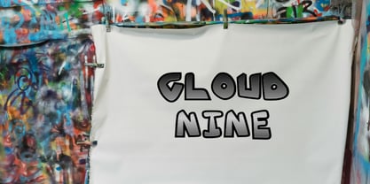 Cloud Nine Font Poster 1