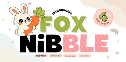 Fox Nibble Font Poster 1