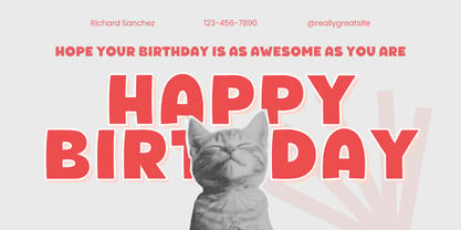 Fox Nibble Font Poster 5